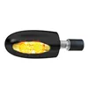 cafe 4 racer - Kellermann, BL 1000 LED turn signal. Clear. Black brass - Kellermann Bar end indicators 