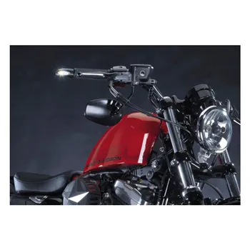 cafe 4 racer - Kellermann, BL 1000 LED turn signal. Clear. Black brass - Kellermann Bar end indicators 