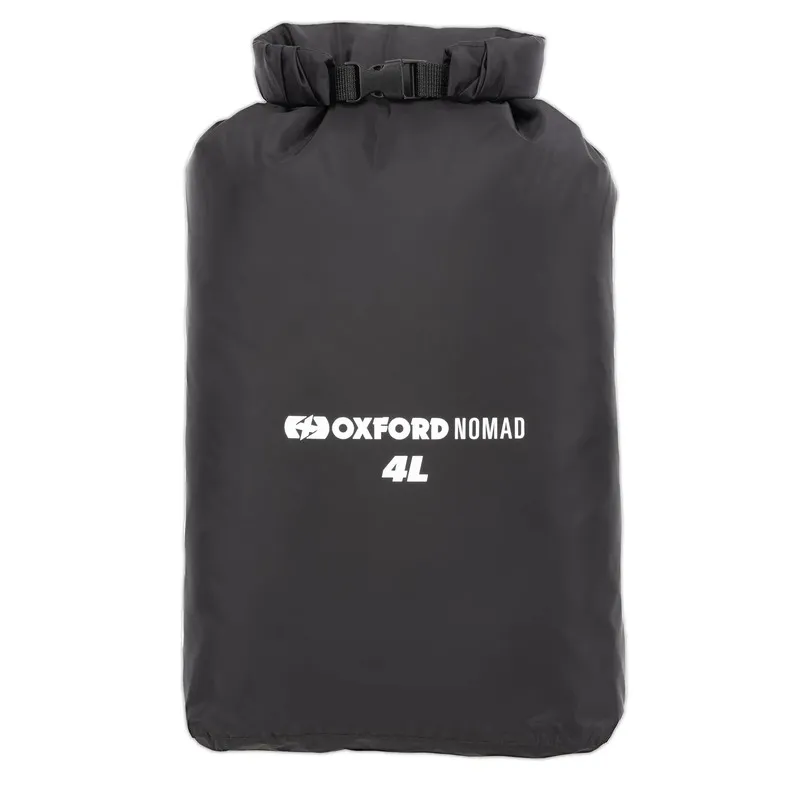 cafe 4 racer - OXFOR LUGGAGE NOMAD 4L VODĚODOLNÝ VAK - ČERNÝ - OXFORD Vodotesné vaky 5030009457395