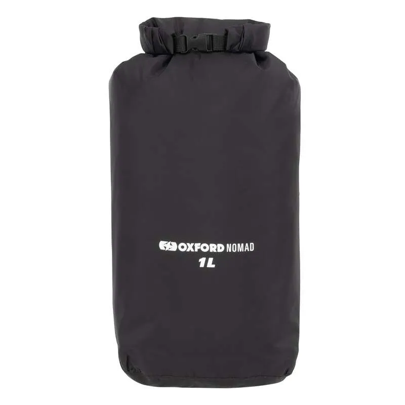 cafe 4 racer - OXFOR LUGGAGE NOMAD 1L VODĚODOLNÝ VAK - ČERNÝ - OXFORD Vodotesné vaky 5030009457371