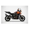 cafe 4 racer - Zard, Pan America slip-on muffler. Matte black - ZARD Exhaust systems 