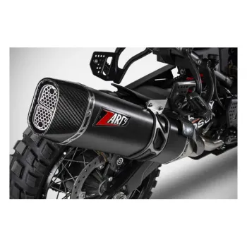 cafe 4 racer - Zard, Pan America slip-on muffler. Matte black - ZARD Exhaust systems 