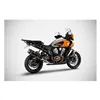 cafe 4 racer - Zard, Pan America slip-on muffler. Matte black - ZARD Exhaust systems 