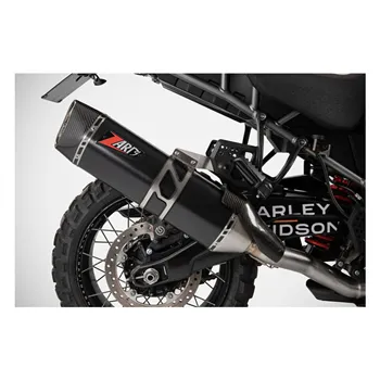 cafe 4 racer - Zard, Pan America slip-on muffler. Matte black - ZARD Exhaust systems 