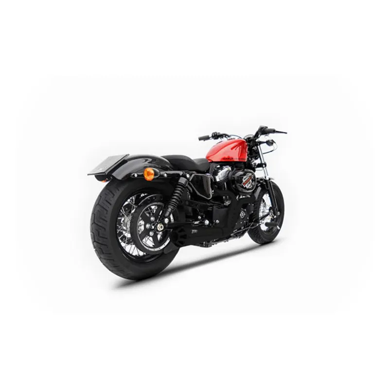 cafe 4 racer - Zard, kužeľový 2-1 výfukový systém Sportster. Matná čierna - ZARD Výfukové systémy 