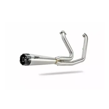 cafe 4 racer - Zard, Pan America slip-on muffler. Matte black - ZARD Exhaust systems 