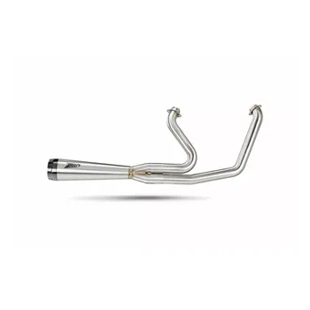 cafe 4 racer - Zard, M8 Softail 2-1 Full kit exhaust system. Plain - ZARD Exhaust systems 