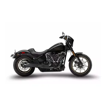 cafe 4 racer - Zard, M8 Softail 2-1 Kompletní výfukový systém. Černý - ZARD Výfukové systémy 