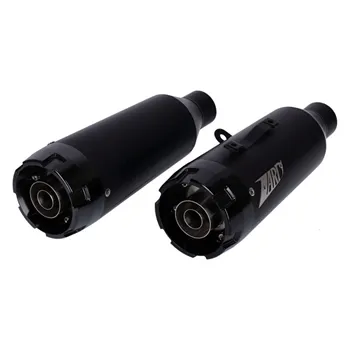 Zard, 2-1-2 Nightster 975 exhaust system. Black