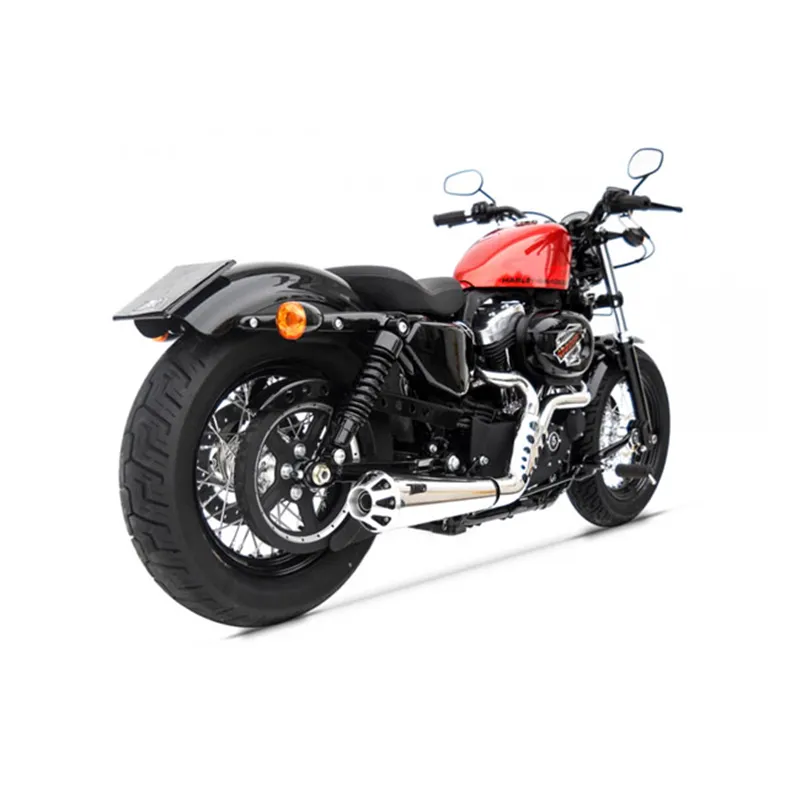 cafe 4 racer - Zard, Conical 2-1 XL Sportster exhaust system. Polished - ZARD Exhaust systems 