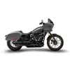 cafe 4 racer - Zard, M8 Softail 2-2 slip-on muffler set. Matte black - ZARD Exhaust systems 