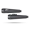 cafe 4 racer - Zard, M8 Softail 2-2 slip-on muffler set. Matte black - ZARD Exhaust systems 
