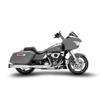 cafe 4 racer - Zard, Slip-Ons with Black Alu End Caps. Polished - ZARD Exhaust systems 
