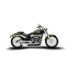 cafe 4 racer - Zard, "Prekryté" 2-2 slip-on tlmiče. Jednoduché - ZARD Výfukové systémy 