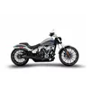 cafe 4 racer - Zard, M8 Softail 2-1 Short Cone exhaust system. Black - ZARD Exhaust systems 