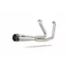 cafe 4 racer - Zard, M8 Softail 2-1 Short Cone exhaust system. Plain - ZARD Exhaust systems 