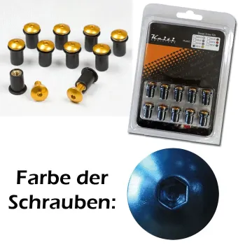 cafe 4 racer - Universal bracket set - HS MOTO Germany Screw nuts sets pins orings 4251352608581