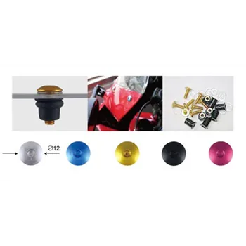 cafe 4 racer - Sada čelních skel M5 modře eloxovaná Sada 10 kusů -  Šrouby & sety 4251352624550