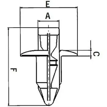 cafe 4 racer - Rozšiřovací šrouby PVC 6mm černé -  Šrouby & sety 4251352622532