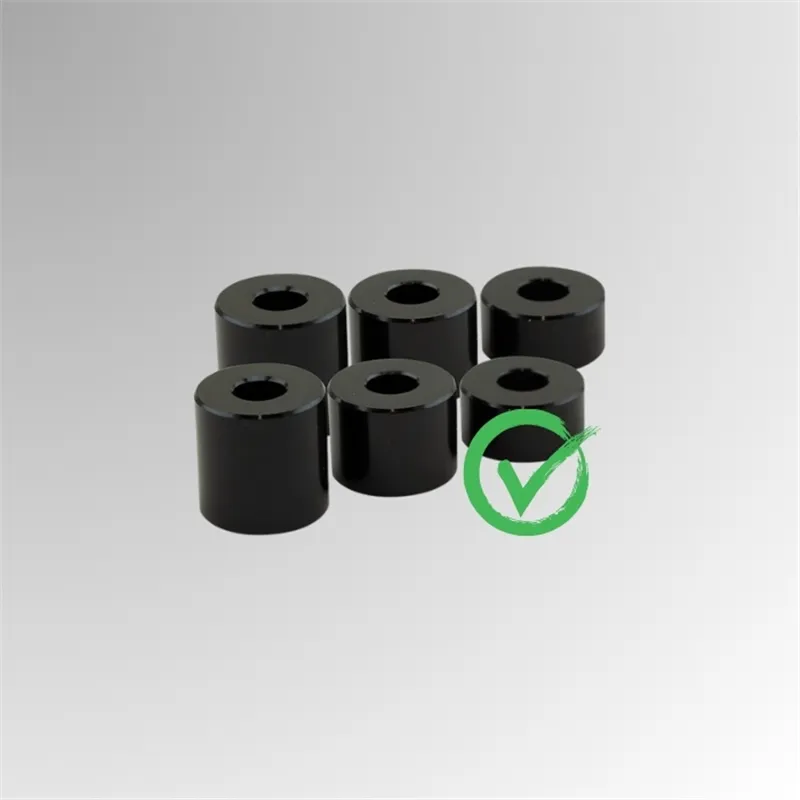 cafe 4 racer - Spacer black aluminum 2-piece innerØ: 8mm / outerØ: 20mm each 2 - HS MOTO Germany Accessories 4251926911246