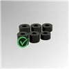 cafe 4 racer - Spacer black aluminum 2-piece innerØ: 8mm / outerØ: 20mm each 2 - HS MOTO Germany Accessories 4251926911260