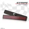 Reflector "Stripe" rectangular red with border Dimensions: 102.5 x 15.3 x 7mm