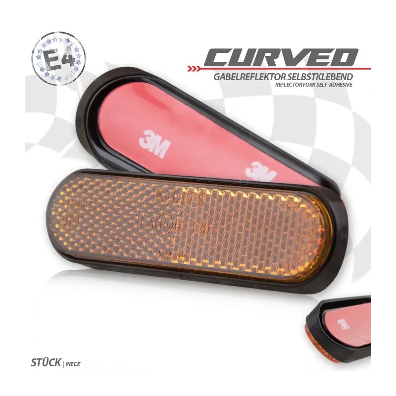 Fork Adhesive Reflector "Curved"