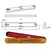 cafe 4 racer - Floodlight "Line" Dimensions: 100 x 13 x 6 mm yellow without frame - HS MOTO Germany Reflectors 4251926904699