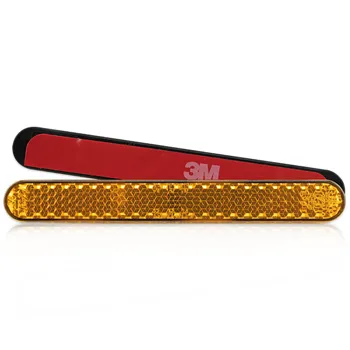 cafe 4 racer - Floodlight "Line" Dimensions: 100 x 13 x 6 mm yellow without frame - HS MOTO Germany Reflectors 4251926904699