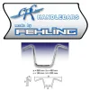 cafe 4 racer - 1" Inch Handlebar "Ape Hanger" (AHHD 1) chrome W 98 cm x D 16 cm x H - Fehling Scrambler handlebars 4251352655806
