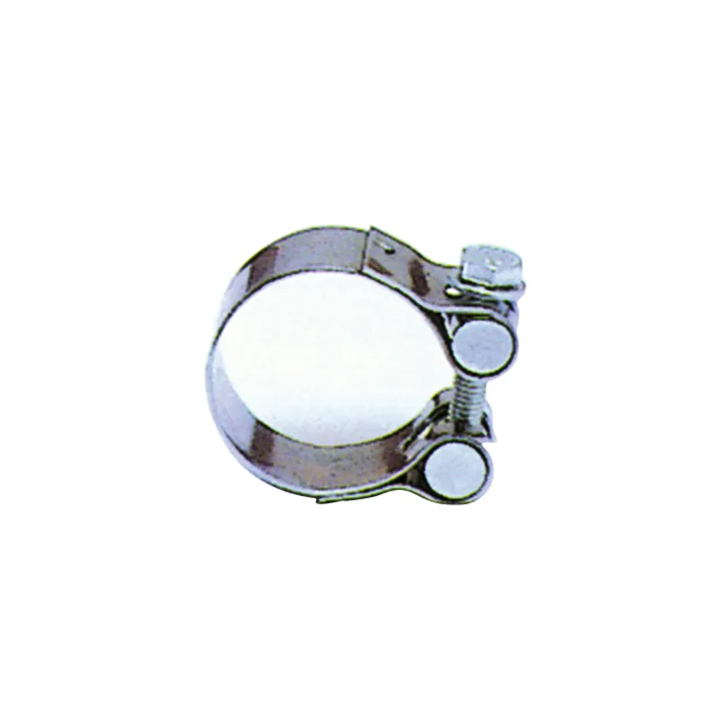 cafe 4 racer - EXHAUST CLAMP Stainless Steel 37-40 mm - HS MOTO Germany Accessories 4251352636812