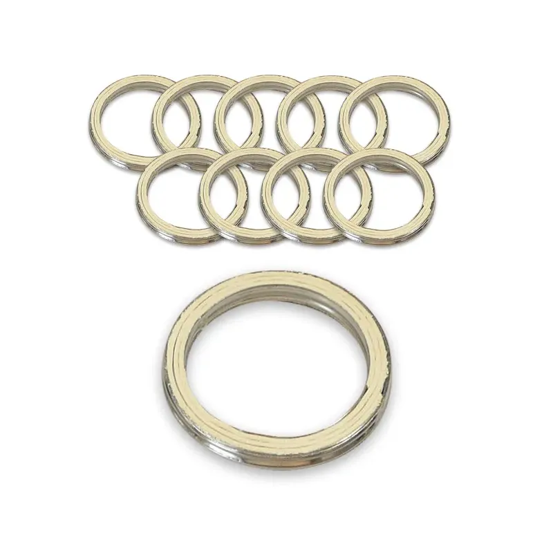 cafe 4 racer - Exhaust Seal Ring Set Set 10 pcs Dimensions: Inner Ø23 x Outer Ø30 - HS MOTO Germany Accessories 4251352674357