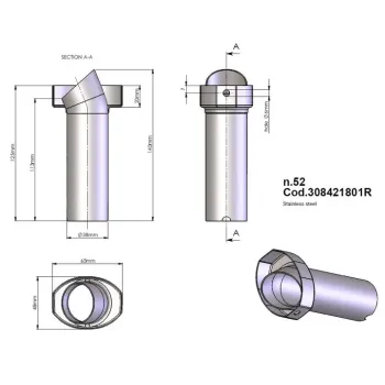 cafe 4 racer - DB killer 51mm - Cafe4Racer Příslušenství 