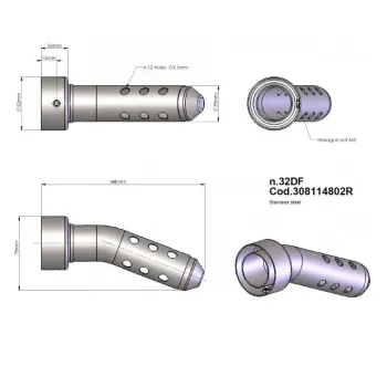 cafe 4 racer - 1x Pružiny výfuku 8,5 cm - Cafe4Racer Příslušenství 