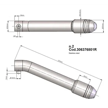 cafe 4 racer - 1x Exhaust Muffler Springs 8.5 cm - Cafe4Racer Accessories 