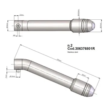 cafe 4 racer - 1x Výfuková spružina 5 cm - Cafe4Racer Príslušenstvo 