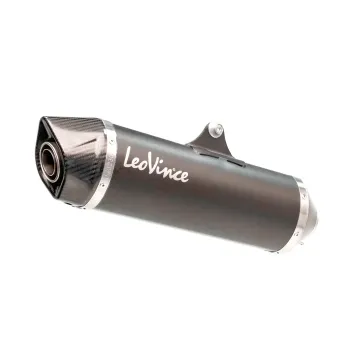 cafe 4 racer - LEOVINCE "NERO" YAMAHA X-MAX 400 13-16 Nerezová ocel Černý uhlíkový koncový kryt*** Pouze Euro 3 - LeoVince LeoVince 8051122153398
