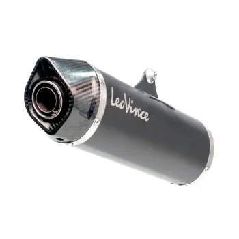 cafe 4 racer - LEOVINCE "NERO" YAMAHA X-MAX 400 13-16 Nerezová ocel Černý uhlíkový koncový kryt*** Pouze Euro 3 - LeoVince LeoVince 8051122153398