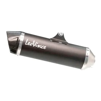 cafe 4 racer - LEOVINCE "NERO" YAMAHA X-MAX 400 13-16 Nerezová ocel Černý uhlíkový koncový kryt*** Pouze Euro 3 - LeoVince LeoVince 8051122153398