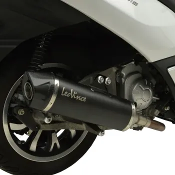cafe 4 racer - LEOVINCE "NERO" YAMAHA X-MAX 400 13-16 Nerezová ocel Černý uhlíkový koncový kryt*** Pouze Euro 3 - LeoVince LeoVince 8051122153398
