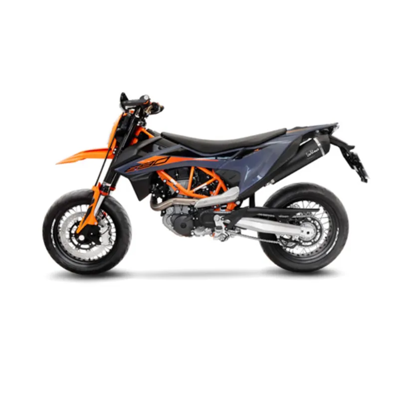 cafe 4 racer - LEOVINCE "NERO" KTM 690 SMC-R / ENDURO-R 21- ČIERNY NEREZOVÝ SLIP-ON - LeoVince LeoVince 