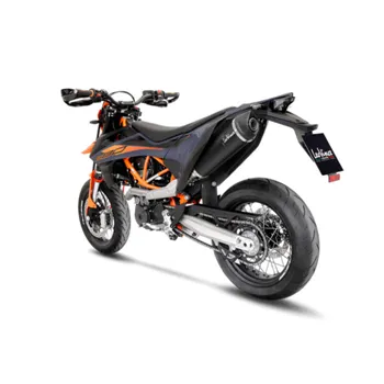 cafe 4 racer - LEOVINCE "NERO" KTM 690 SMC-R / ENDURO-R 21- ČIERNY NEREZOVÝ SLIP-ON - LeoVince LeoVince 