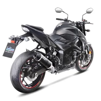 cafe 4 racer - LEOVINCE "LV ONE EVO" SUZUKI GSX-S 750/Z ABS 17-20 CARBON FIBER SLIP-ON EURO4 - LeoVince LeoVince 8051122155347