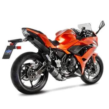 cafe 4 racer - LEOVINCE "LV ONE EVO" SUZUKI GSX-S 750/Z ABS 17-20 CARBON FIBER SLIP-ON EURO4 - LeoVince LeoVince 8051122155347