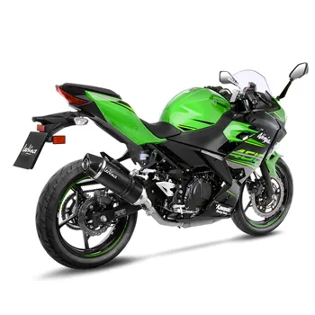 cafe 4 racer - LeoVince "LV ONE" KAWASAKI NINJA 400 18- / Z400 19- Carbon Slip-on ABE - LeoVince LeoVince 8051122158188