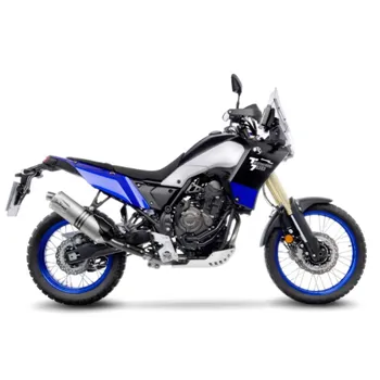 cafe 4 racer - Univerzálny tlmič výfuku Turn Out 20" dlhý chróm - MCS Výfukové koncovky 