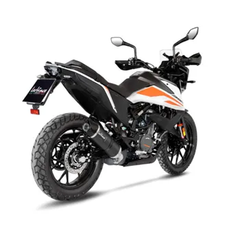 cafe 4 racer - LEOVINCE "LV ONE EVO" KTM 390 ADV 2020- LV ONE EVO BLACK SLIP ON - LeoVince LeoVince 