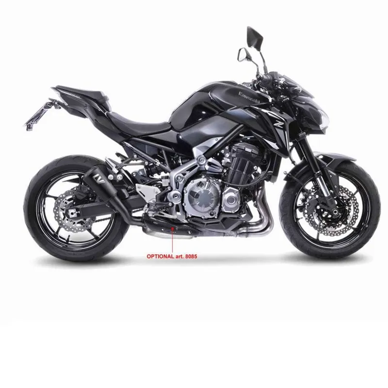 cafe 4 racer - LEOVINCE "LV-10" CELÁ ČERNÁ KAWASAKI Z900 / Z900 A2 17-23 LEOVINCE LV-10 NEREZOVÁ OCEL - LeoVince LeoVince 4251926907065