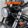cafe 4 racer - Sada držiakov na lampu CNC čierna krátka Ø: 39mm 4 svorky a 2 držiaky - Daytona Držiaky svetlometov 4251352631664