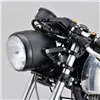 cafe 4 racer - CNC Lamp Holder Set Aluminum Black Fork Ø 35mm 4 x Black Clamps + - Daytona Headlights  brackets & holders   4251926903142